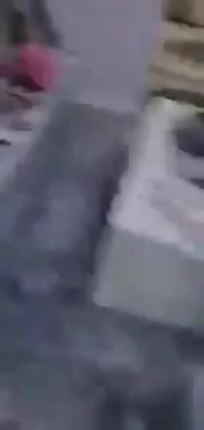 Israeli mob and police try to break into a Palestinian family&rsquo;s home in Haifa. This is the terror Palestinians are facing right now under the Israeli state.