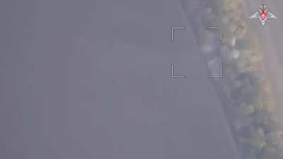 Ru POV: Ukrainian AA "tehcnical" gets destroyed by Lancet, Kursk region 