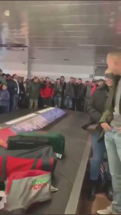 Meanwhile, at the airport...