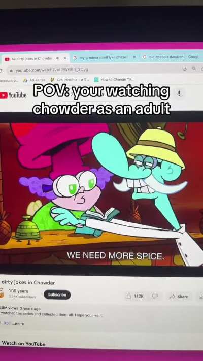 POV: you&rsquo;re watching chowder as an adult