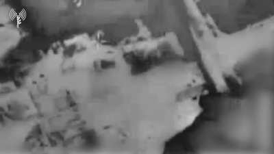 IDF release footage of an airstrike on an underground compound hosting senior hamas leaders, including marwan issa. The results of the strike are still under review