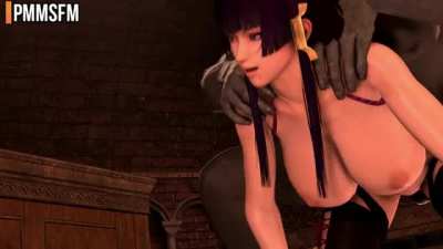 Ayane &amp;amp; Nyotengu assfucked (PMMSFM) [Dead Or Alive]