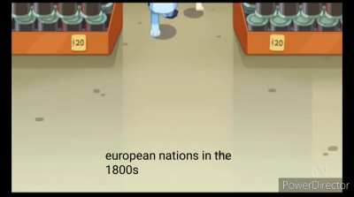 European nations in the 1800s be like: