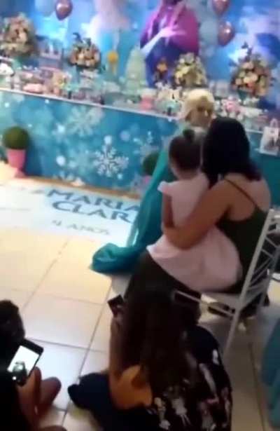 Elsa couldn't let it go