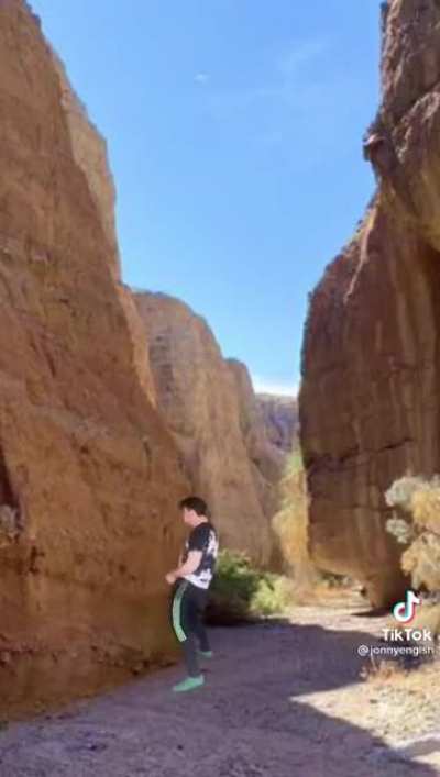 Canyon clapper