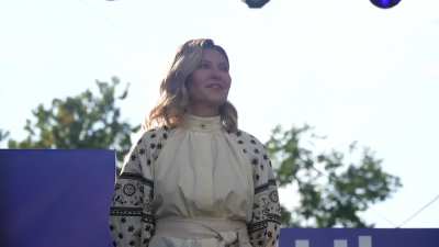 First Lady Olena published a video of her and President Zelensky&acirc;s visit to Vilnius today