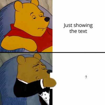Text, Cooler Text