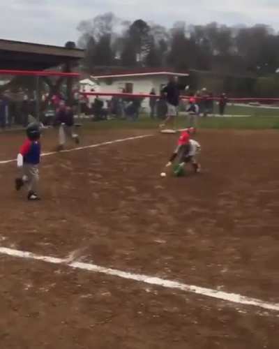 HMJB as I round the pitcher's mound