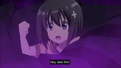 Steps on how to defeat a Hydra: Step 1- Be immune to poison. Step 2- Eat the Hydra alive [Bofuri]