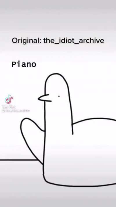 Piano lever