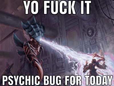 That bug kinda scary
