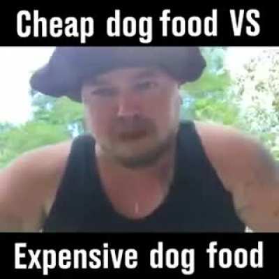 Eating dog food