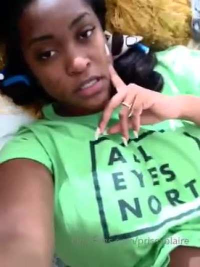 Prissy Blaire playing with herself