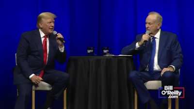 During their show in Dallas, Trump reveals to @BillOReilly he got the vaccine booster shot. gets booed