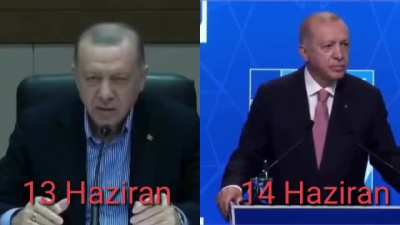 Recep: "24 Nisan'ı g&uuml;ndeme getirmek zorundayız." Tayyip: "Hamdolsun 24 Nisan g&uuml;ndeme gelmedi 🤡"
