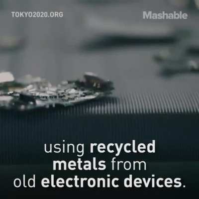 People in Japan donated their old phones to make 5,000 Tokyo 2020 Olympic medals.