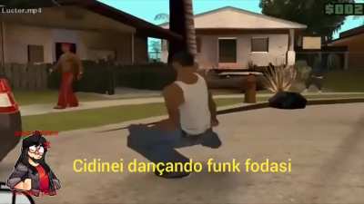 Cidineuson dan&ccedil;ando funk fodasi
