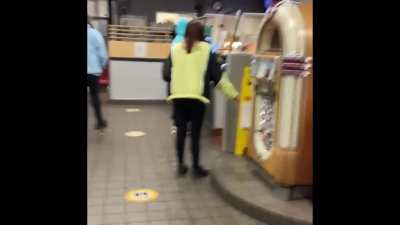 More McDrama. Woman is upset that her order was messed up. Called staff incompetent and demanded free sundaes.
