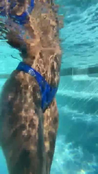 Even under water is moves