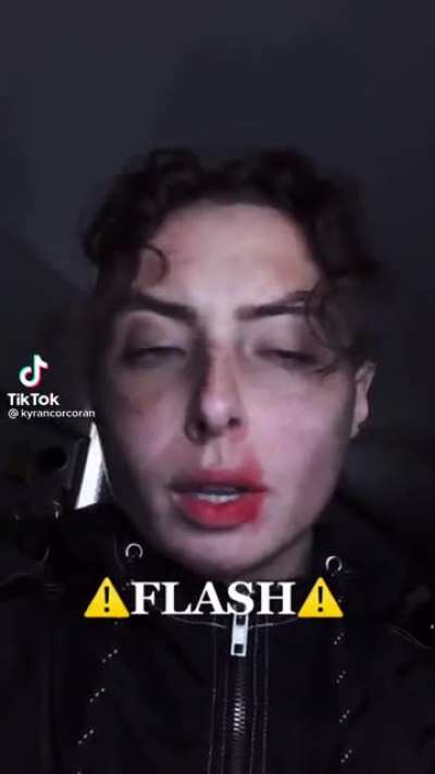 This amazing Cyberpunk cosplay (creds: kyrancorcoran on tiktok/Instagram)