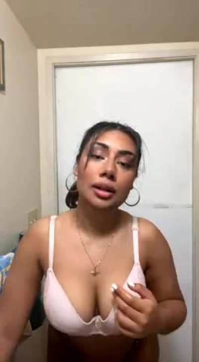 any ideas what to do if you're locked up in a bathroom with a horny busty 19 yo arab chick - can i be ur fuckdoll?