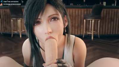 Tifa Blowjob (Shirakami) [Final Fantasy]