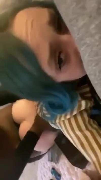White whore getting pounded