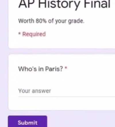 I need the answer