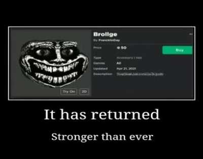 It's back, but more powerful