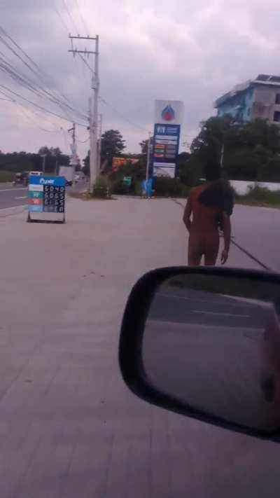 thug public walking