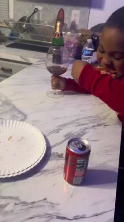 Wine prank