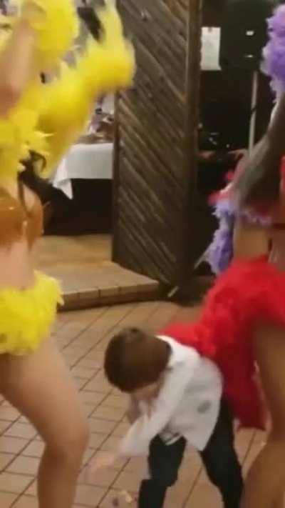 What always happens to a kid at a party
