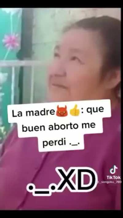 que buen aborto se perdi&oacute;