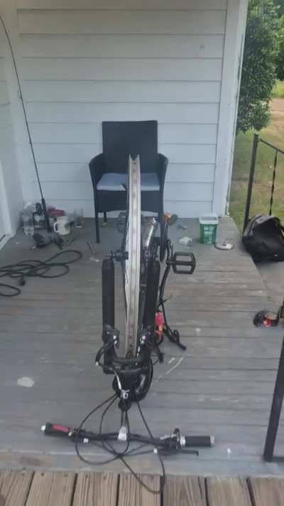 Relaced a mag rim. First time trying a wheel!