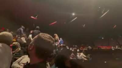 Woman Delays Opening Night With Wild Rant