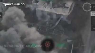 "Ghost of Khortytsia" drone team targeted Russian infantry with numerous munition drops, landing a number of good hits, in addition to assisting in fire correction for artillery