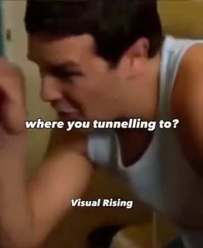 Bro made a tunnel