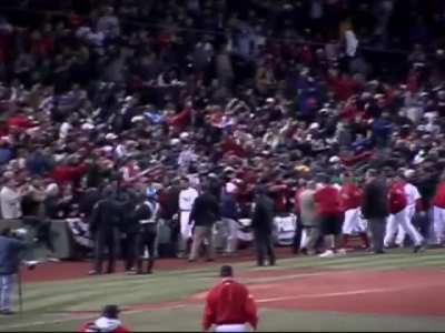 POV: It's 1:30 AM on October 18, 2004. You're cold, tired, hungry and finished the last of your Dunkin' hot chocolate. But there's another game to be played that afternoon...