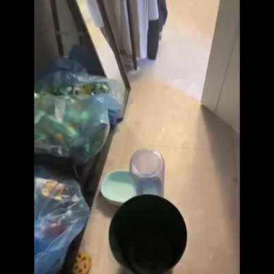 Beat i made from water leakage from the ceiling my house