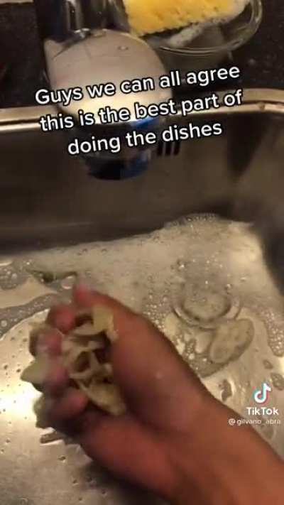Cursed_doing the dishes