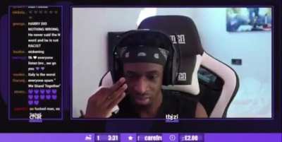 Tobi talking on racism
