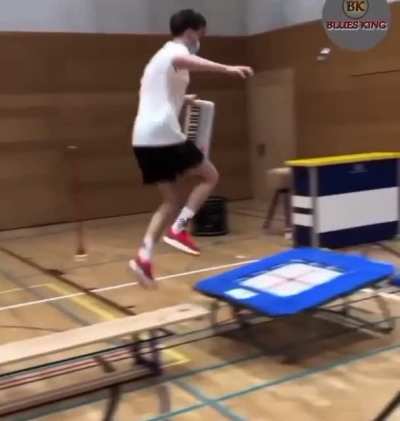 This band kid&rsquo;s obstacle course