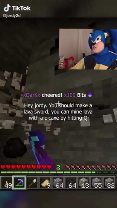 Nice lava sword