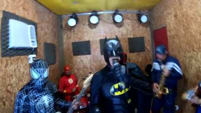 "Vingadores do Brega", band from state of Par&aacute;. Saw a post shared by a a friend on Facebook (available at Spotify!😅)
