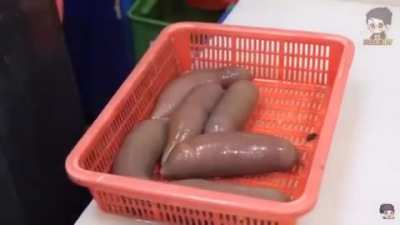The Urechis unicinctus, also known as the &lsquo;Penis Fish&rsquo;.