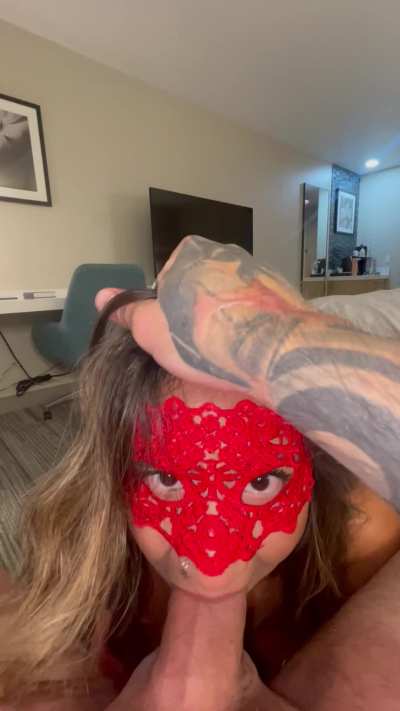There&rsquo;s something sexy about a Hotwife only able to make it halfway down her bulls cock before it gags her completely