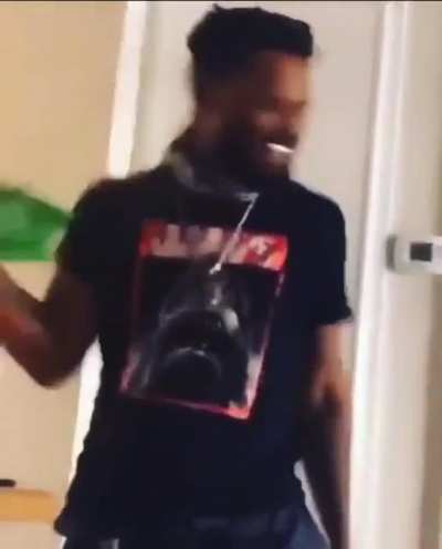 This dumbass almost blew his brains out