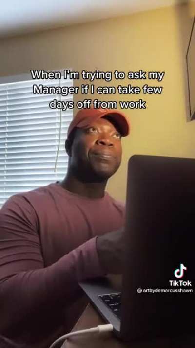 Asking for a few days off work