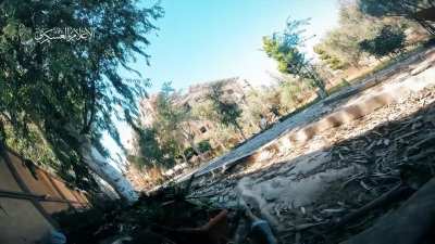israeli soldier blowing up a hamas car