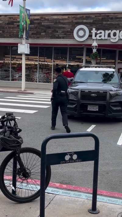 This dude ended up leading the cops on a 90mph chase through the neighborhood that ended via spike strip.